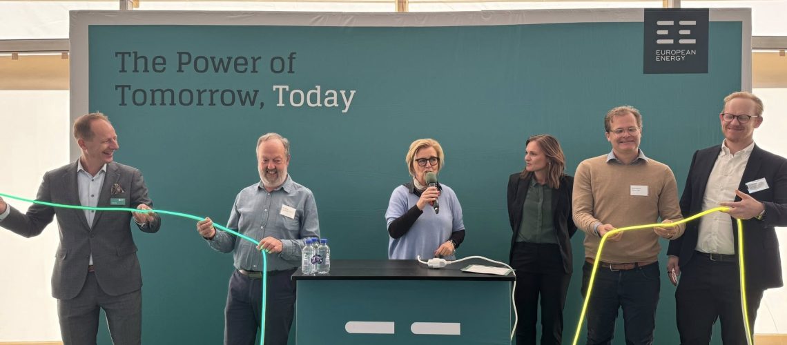 Inauguration du parc hybride de Skåramåla. Photo de Mikael Andersson