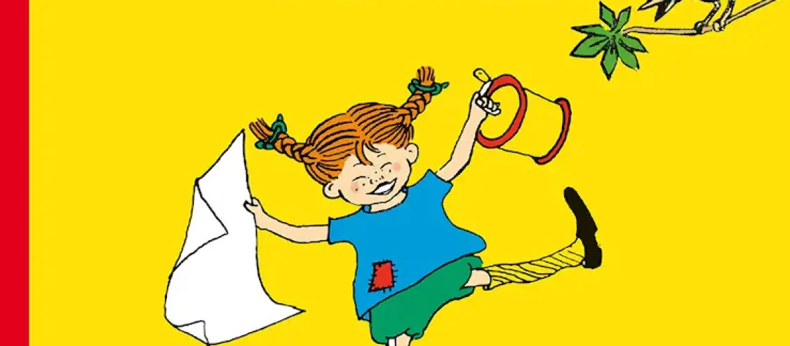 IMG_1737 Pippi Longstocking, Pippilotta Viktualia Rullgardina Krusmynta Efraimsdotter Longstocking, est un personnage littéraire d'Astrid Lindgren qui est apparu pour la première fois dans le livre du même nom de 1945. Pippi a été créé en 1941 et est l'un des personnages les plus célèbres de Lindgren. Les livres Pippi ont été traduits en 77 langues différentes (2020).