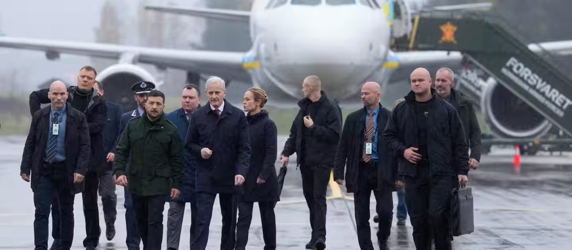 IMG_2232 Zelenskyj est en tournée en Europe et, après sa visite en Norvège, il se rendra en Suède plus tard dans la journée. (Photo : © Javad Parsa, NTB/Ritzau Scanpix) Via dn