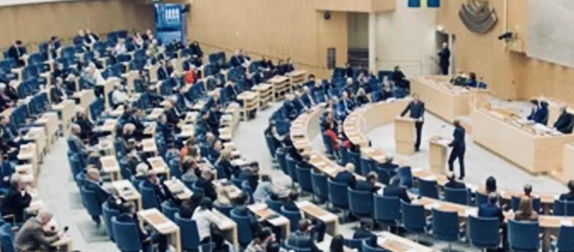 Image du Parlement suédois. Photo de Riksdag