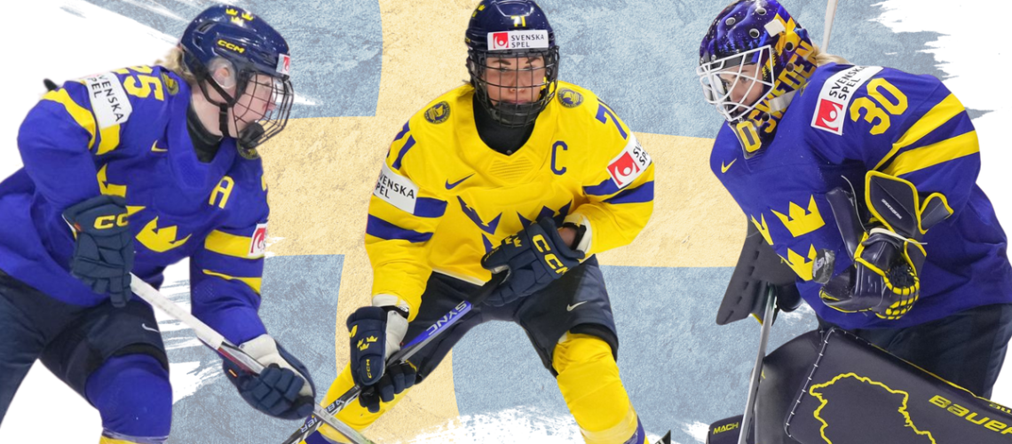 Lina Ljungblom, Anna Kjellbin et Emma Söderberg. (Graphic par Elisha Côté) de theicegarden.com