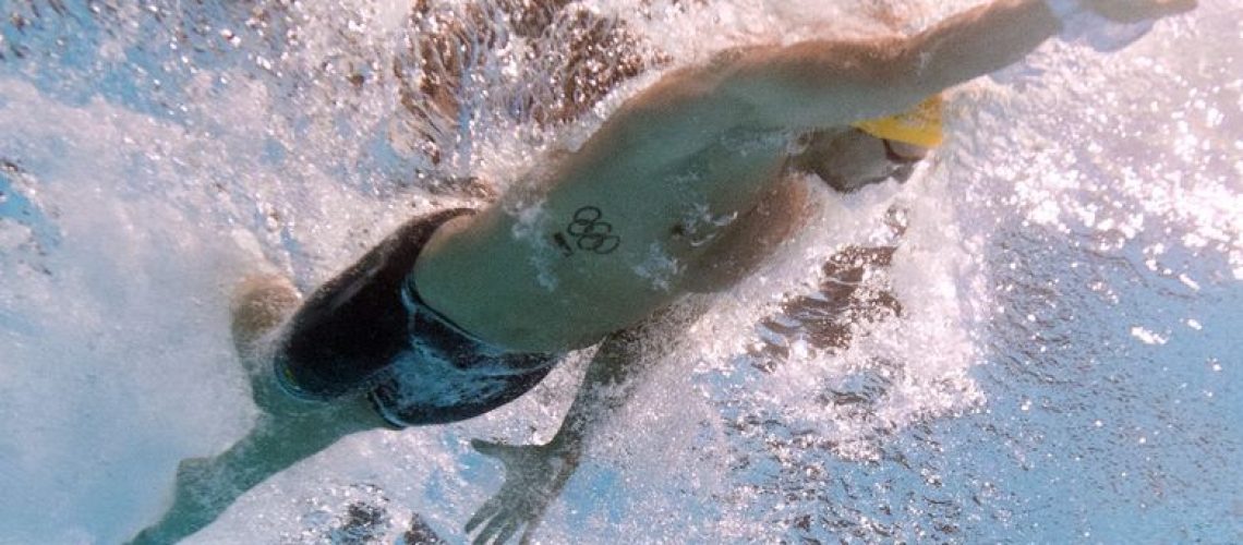 SWIM-WORLD-ESP-MEN In a picture taken with an underwater camera Australia's swimmer James Magnussen competes in the semi-finals of the men's 100-metre freestyle swimming event in the FINA World Championships at Palau Sant Jordi in Barcelona on July 31, 2013.  AFP PHOTO / FRANCOIS XAVIER MARIT (Photo by FRANCOIS XAVIER MARIT / AFP)